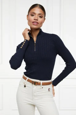 Ava Half Zip Knit