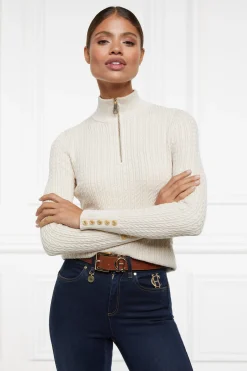 Ava Half Zip Knit