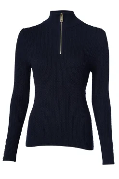 Ava Half Zip Knit