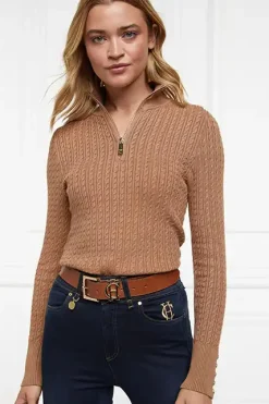 Ava Half Zip Knit