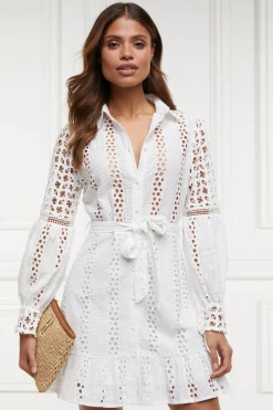 Broderie Lace Dress