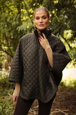 Brooke Quilted Cape