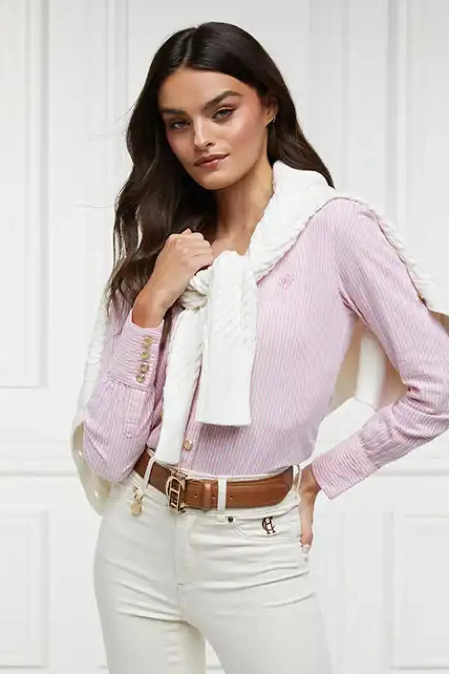 Classic V-Neck Blouse