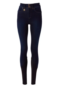Denim Thermal Full Grip Breeches