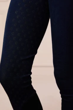 Denim Thermal Full Grip Breeches