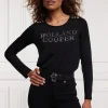 Diamante Long Sleeve Crew Neck Tee