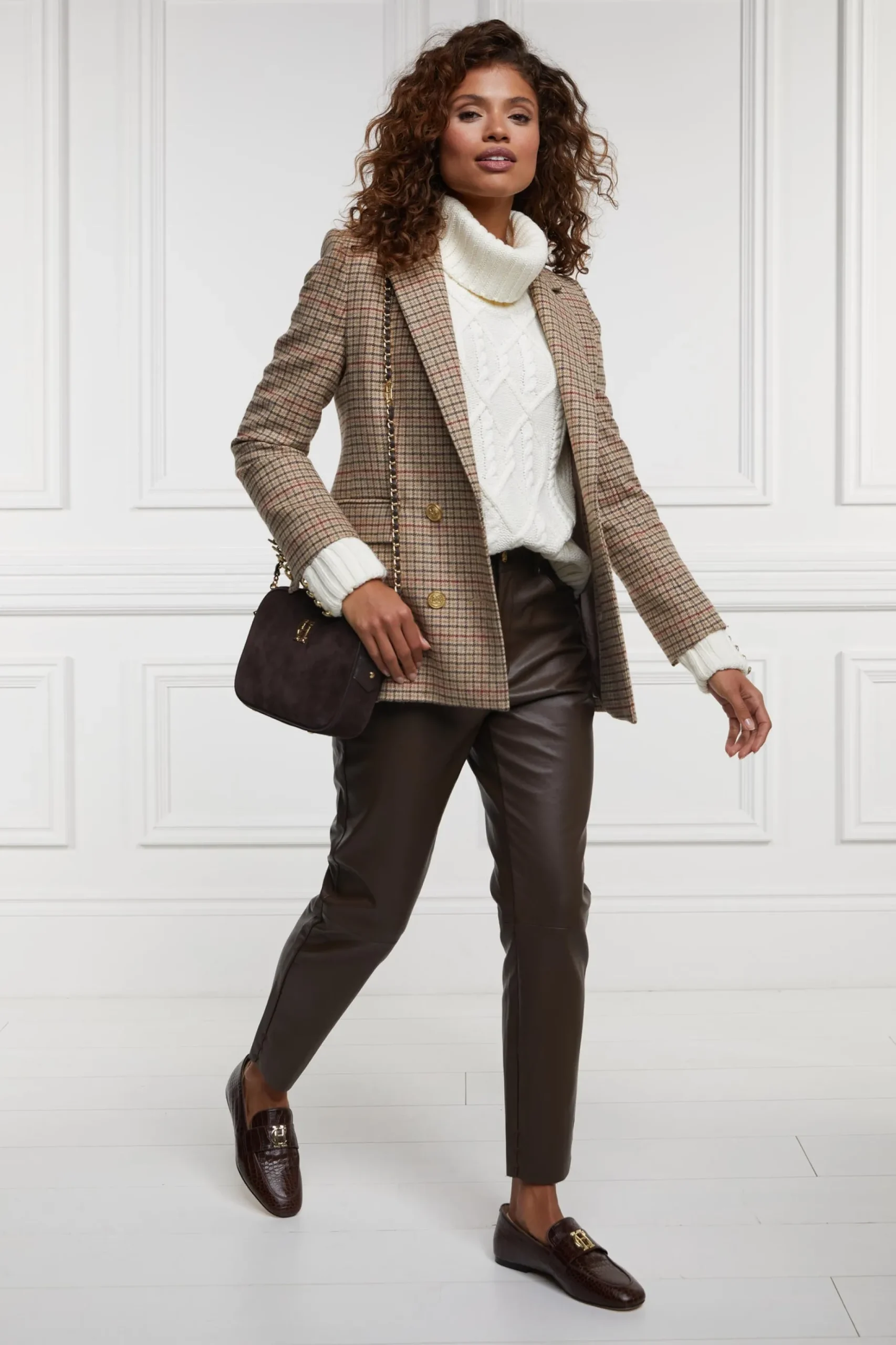 Dunwick Faux Leather Pant