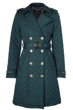 Enstone Quilted Trench Coat