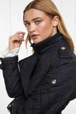 Enstone Quilted Trench Coat