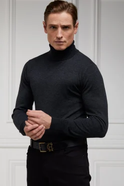 Fine Roll Neck Knit