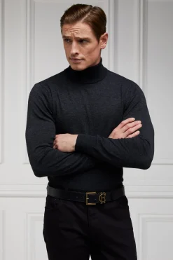Fine Roll Neck Knit