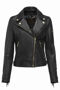 Fringed Leather Biker Jacket