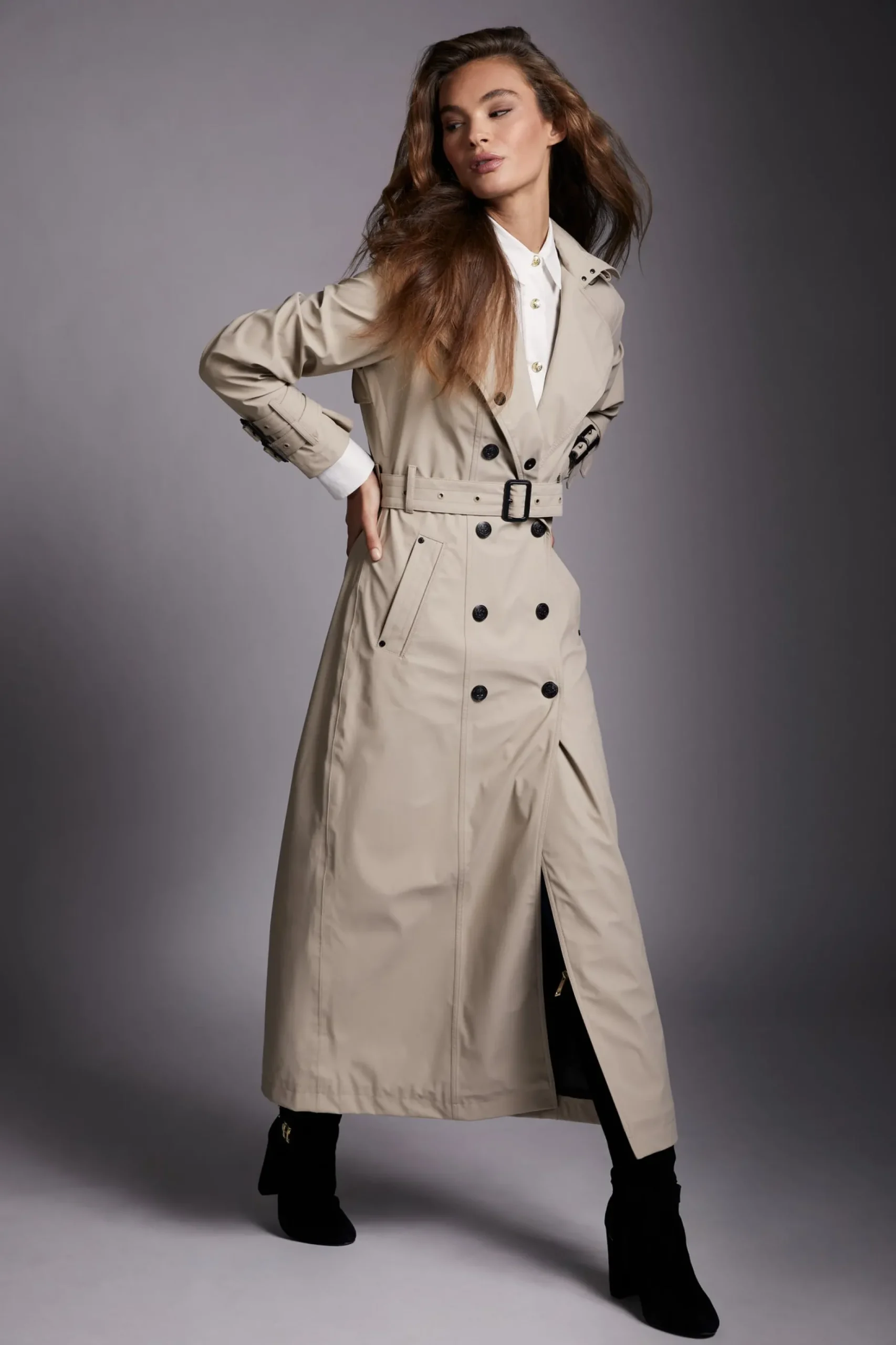 Full Length Kendal Waterproof Trench Coat