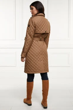 Grayson Quilted Trench Coat