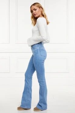 High Rise Flared Jean
