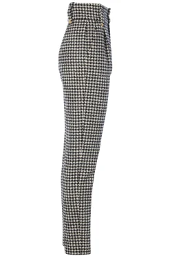 High Waisted Peg Trouser