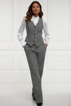 High Waisted Straight Trouser