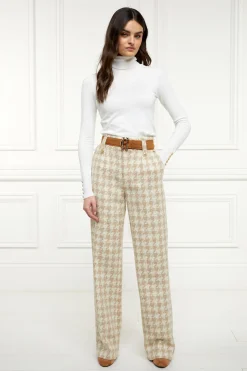 High Waisted Straight Trouser