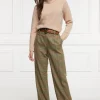 High Waisted Straight Trouser