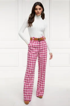 High Waisted Straight Trouser