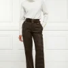 High Waisted Straight Trouser