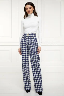 High Waisted Straight Trouser
