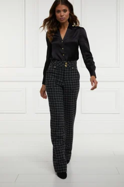High Waisted Straight Trouser