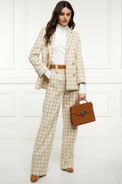 High Waisted Straight Trouser