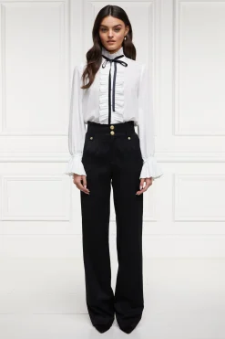 High Waisted Straight Trouser