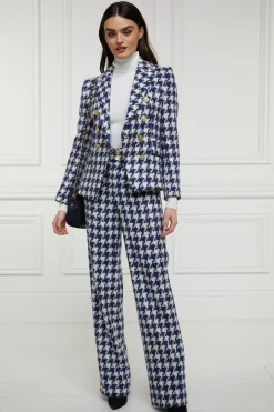 High Waisted Straight Trouser