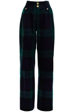 High Waisted Straight Trouser