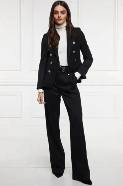 High Waisted Straight Trouser