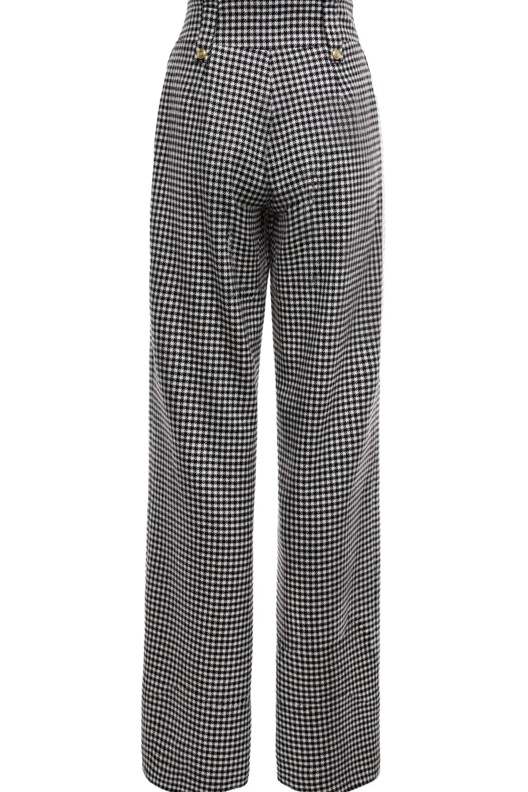 High Waisted Straight Trouser