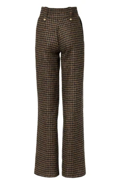 High Waisted Straight Trouser