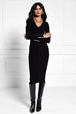 Kensington V-Neck Midi Dress
