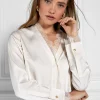 Lace V-Neck Blouse