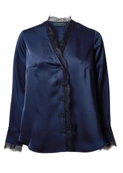 Lace V-Neck Blouse
