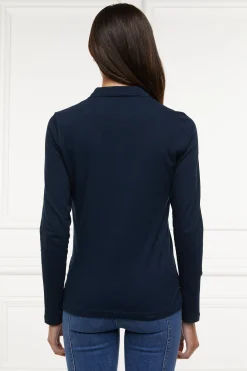 Long Sleeve Crest Polo