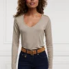 Long Sleeve V-Neck Tee