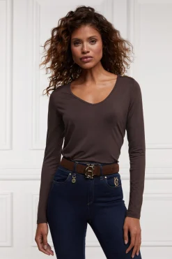 Long Sleeve V-Neck Tee