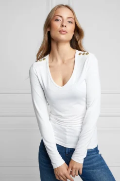Long Sleeve V-Neck Tee