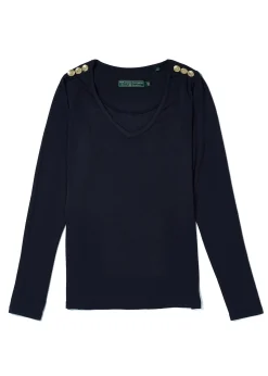 Long Sleeve V-Neck Tee