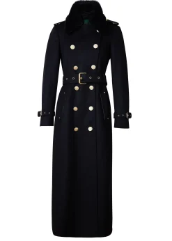 Marlborough Shearling Trench Coat