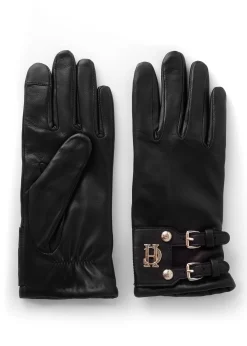 Monogram Leather Gloves