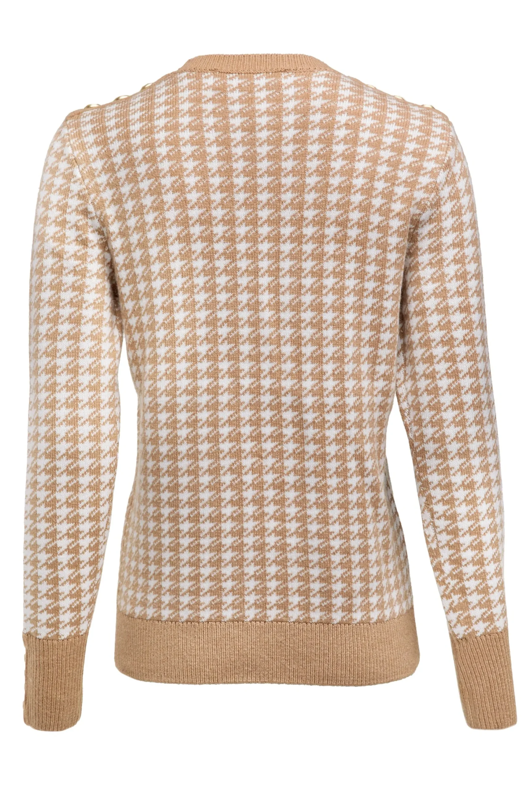 Panel Crew Neck Knit
