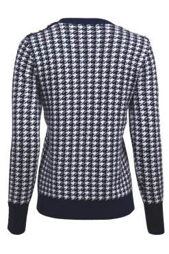 Panel Crew Neck Knit