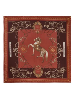 Regal Horse Silk Scarf