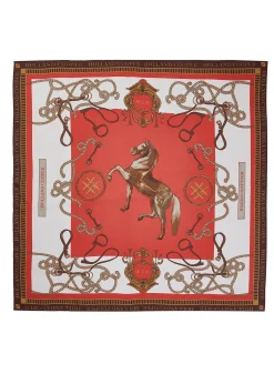 Regal Horse Silk Scarf