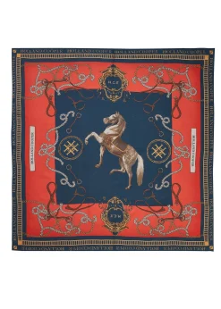 Regal Horse Silk Scarf