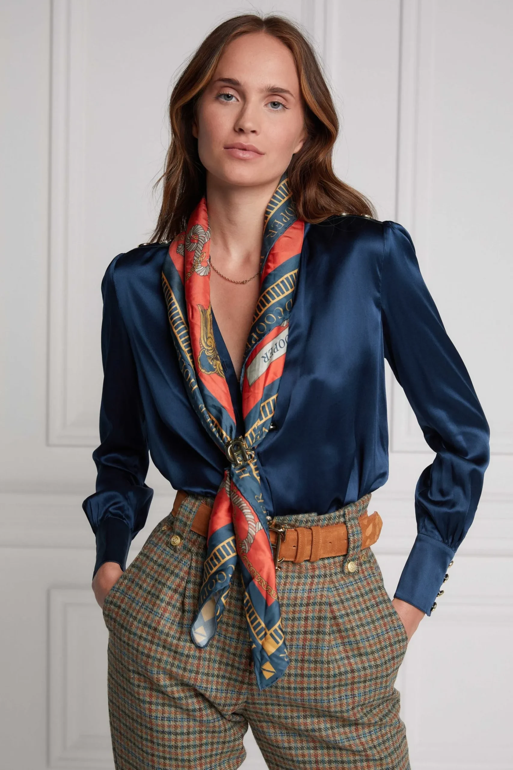 Regal Horse Silk Scarf
